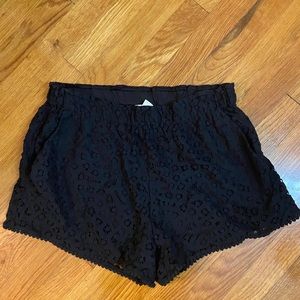 H&M Black Lace Shorts